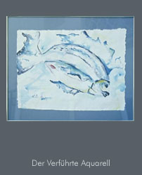 Die Verführte Aquarell